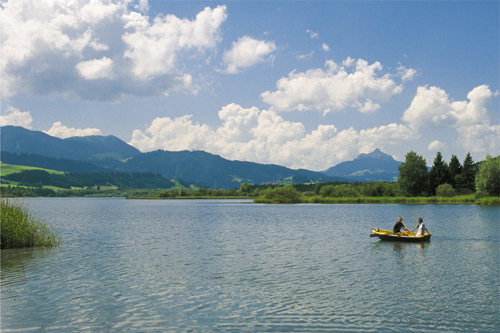 Ruderboot am Grüntensee